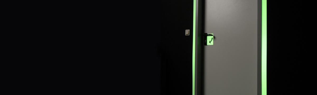 Photoluminescent guidance systems, markings and signs PERMALUX