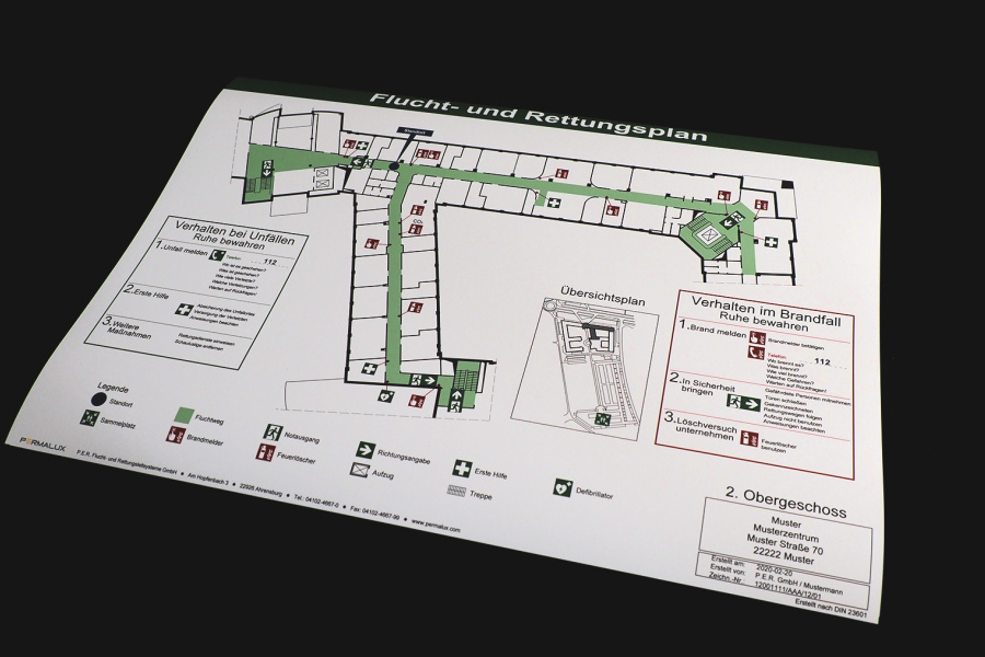 Produktabbildung Escape route plans Bild 1
