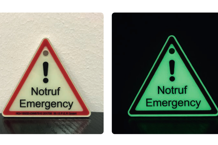 Produktabbildung Langnachleuchtende Schilder Bild 1