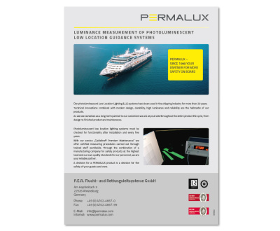PERMALUX Luminance Measurement