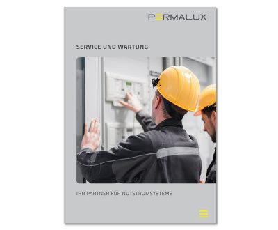 PERMALUX Service und Wartung für Notstromsysteme